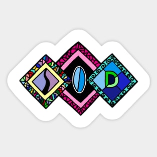 Syymbols Diamonds Sticker